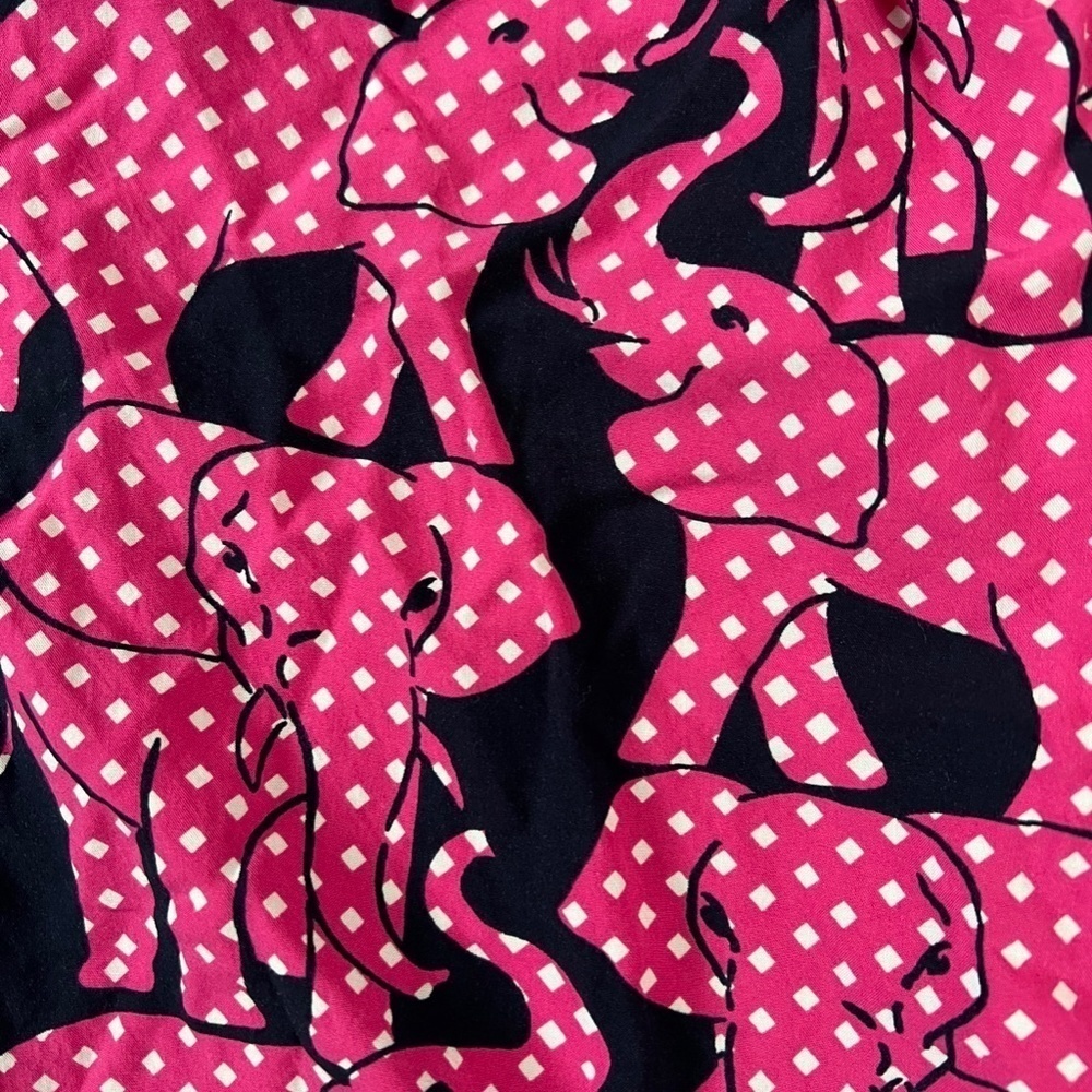 Crown & Ivy Pink Elephant Dress/Cover up Sz 2 - Picture 5 of 13